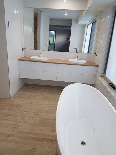Real plumbing work by JAK Plumbing Services in North West Tasmania